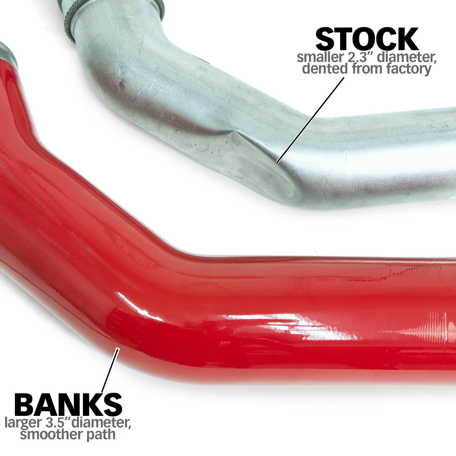 Banks Power 25994 Boost Tube System; 2013-2018 Ram 6.7; Driver Side