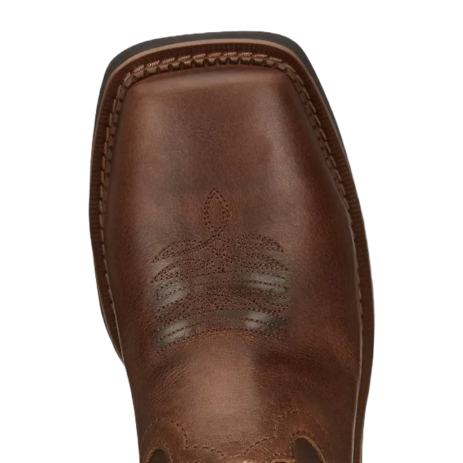Justin Ladies Lathey Brown Nano Composite Square Toe Work Boots GY9962