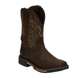 Justin Men's Hybred Joist Aged Brown Waterproof Work Boots SE4624