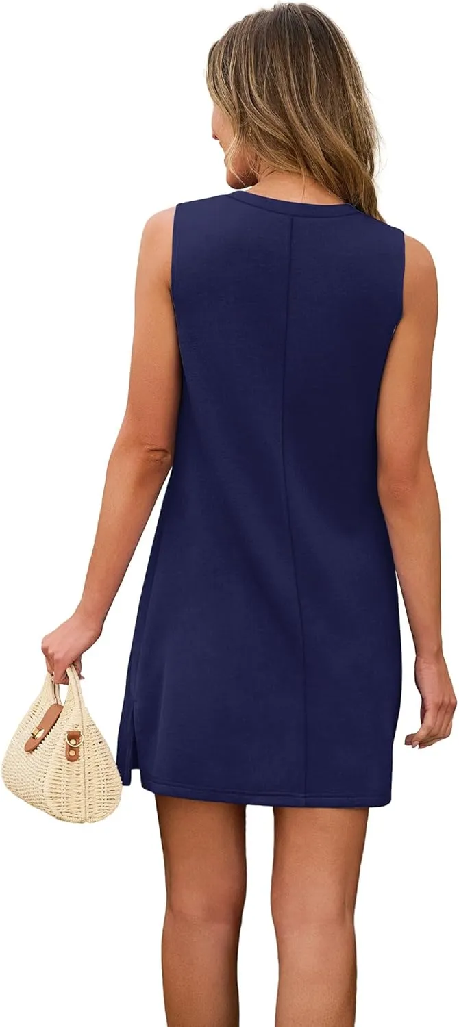 SAMPEEL Dresses for Women 2025 Casual Summer Sundresses Sleeveless Tank Dress Fashion Outfits