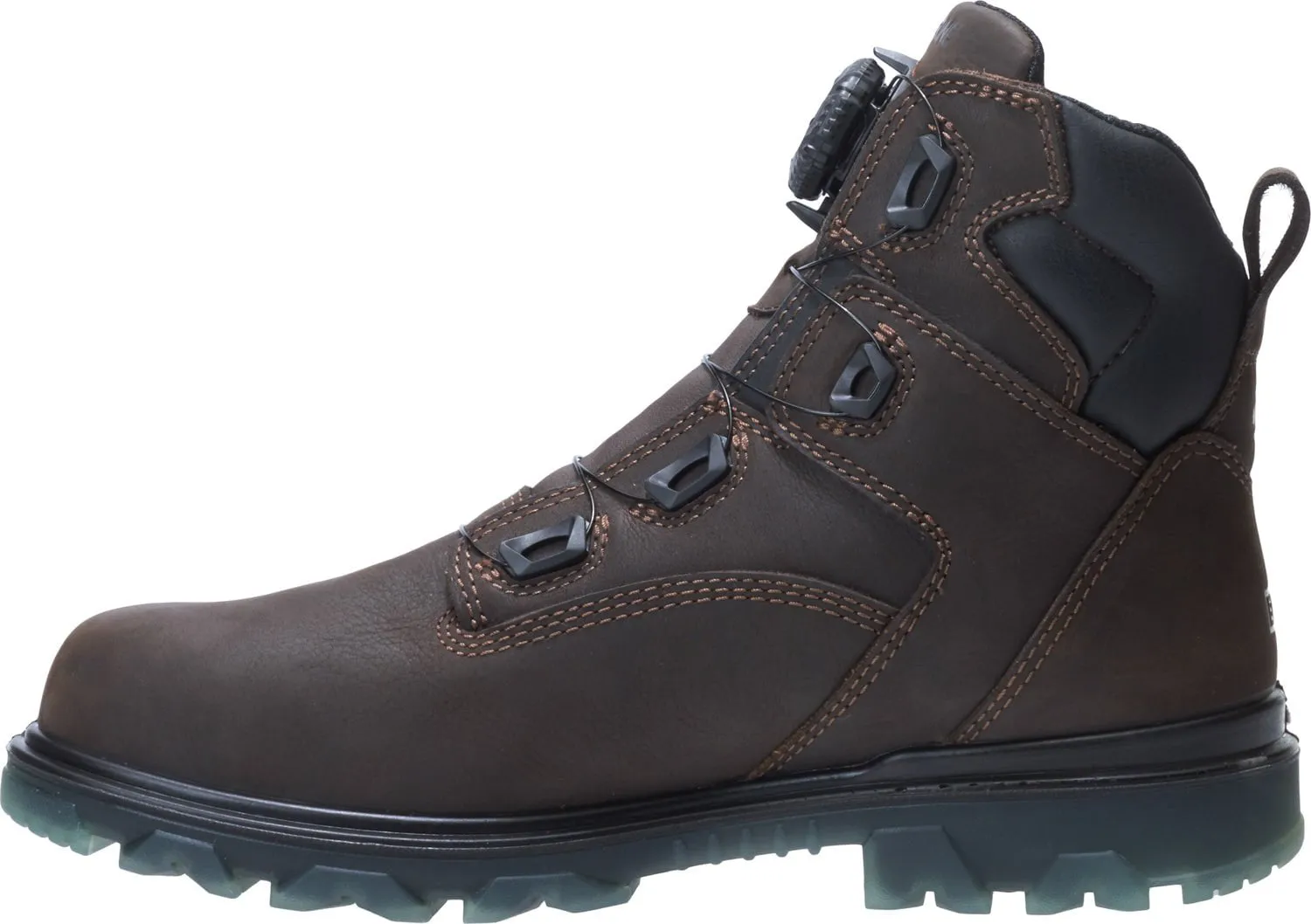 Wolverine Mens Coffee Leather I-90 EPX Boa Carbonmax WP CT Work Boots